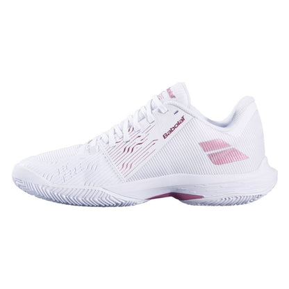 Chaussures Babolat Jet Tere 2 Clay Women (blanc/argent/bleu ciel)