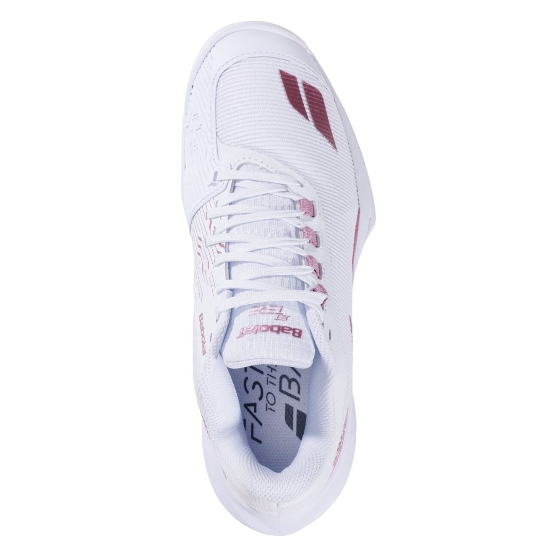 Chaussures Babolat Jet Tere 2 Clay Women (blanc/argent/bleu ciel)