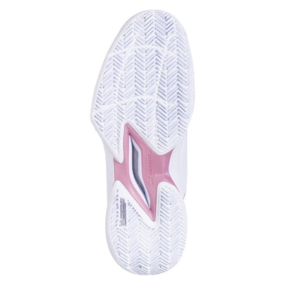 Chaussures Babolat Jet Tere 2 Clay Women (blanc/argent/bleu ciel)