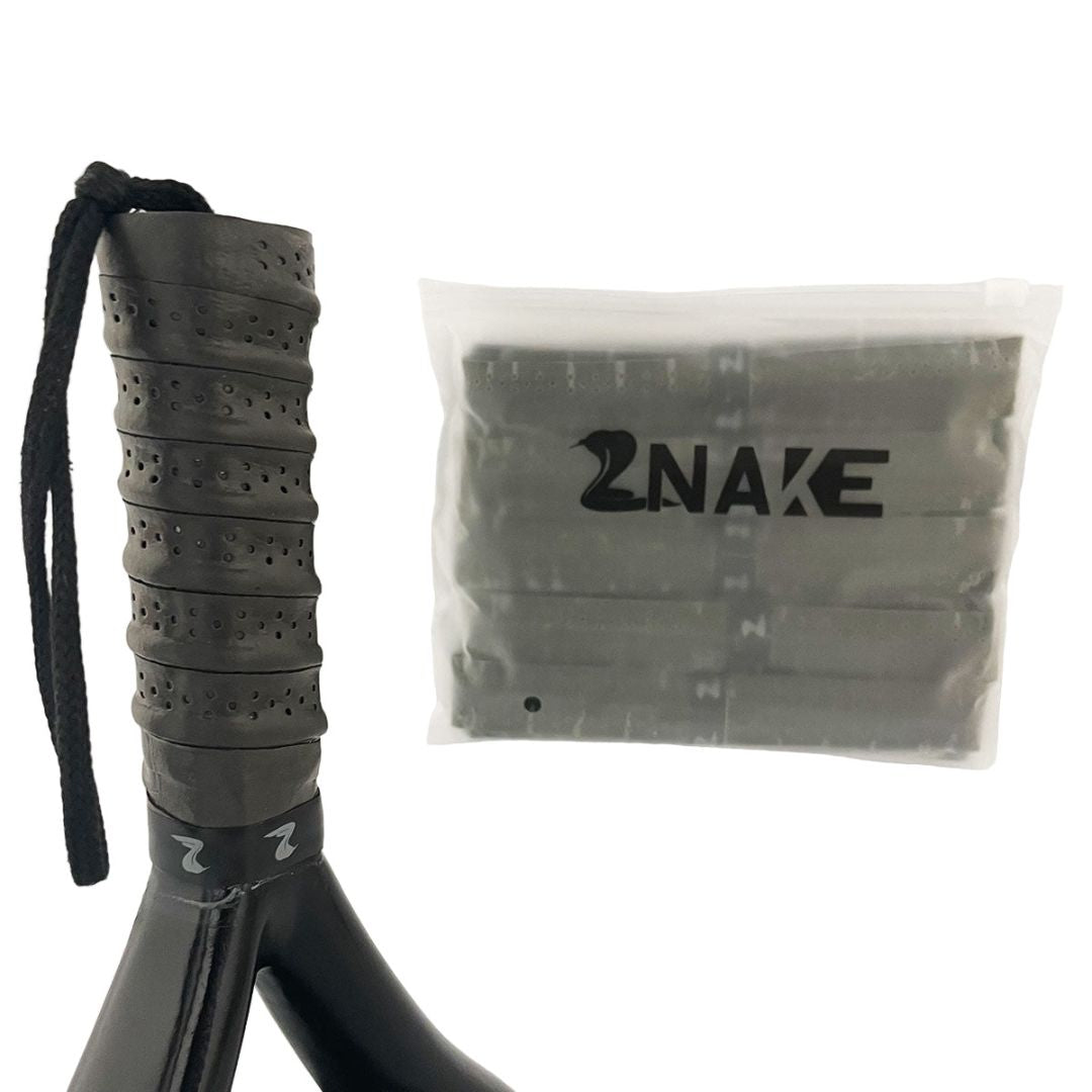 Surgrips de padel Znake Viper (5 pièces, Noir) padellife