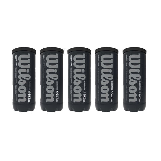 Lot de 5 tubes Wilson Premier Padel