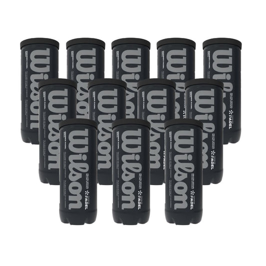 Lot de 12 tubes Wilson Premier Padel