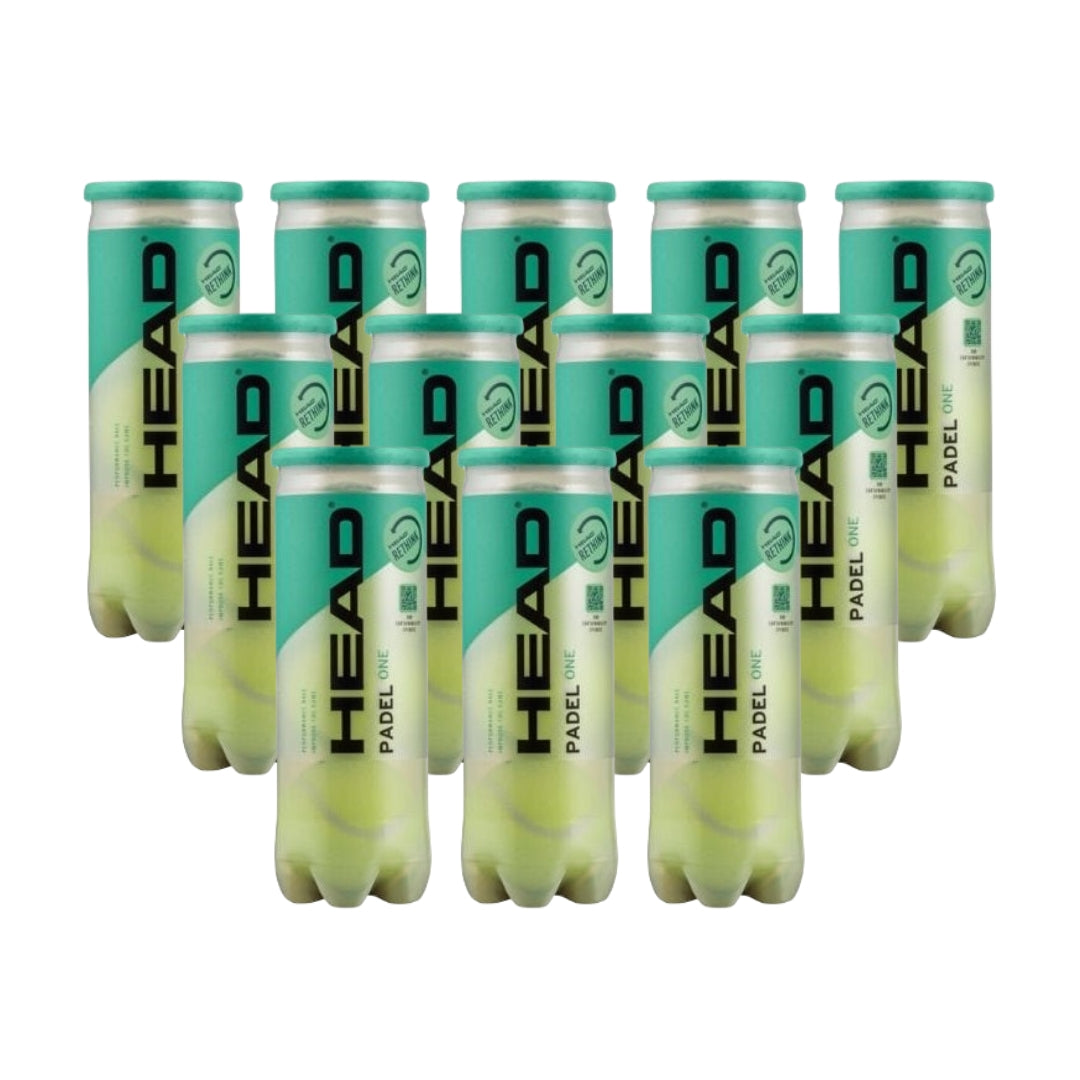 Lot de 12 tubes Head Padel One