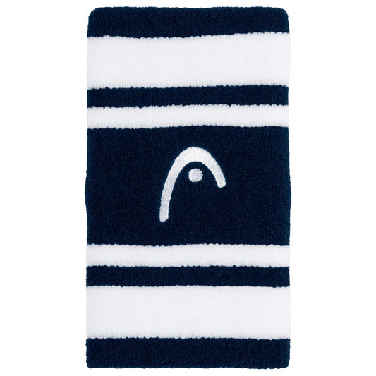 Poignet éponge rayé 5" Head (Bleu marine/Blanc)