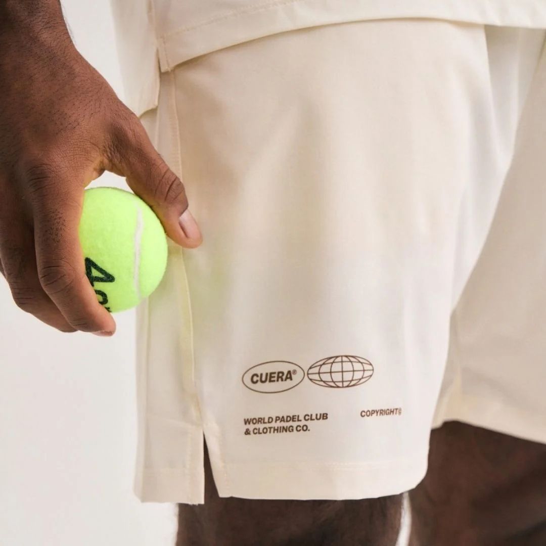 Short Cuera Active Globe (blanc cassé)