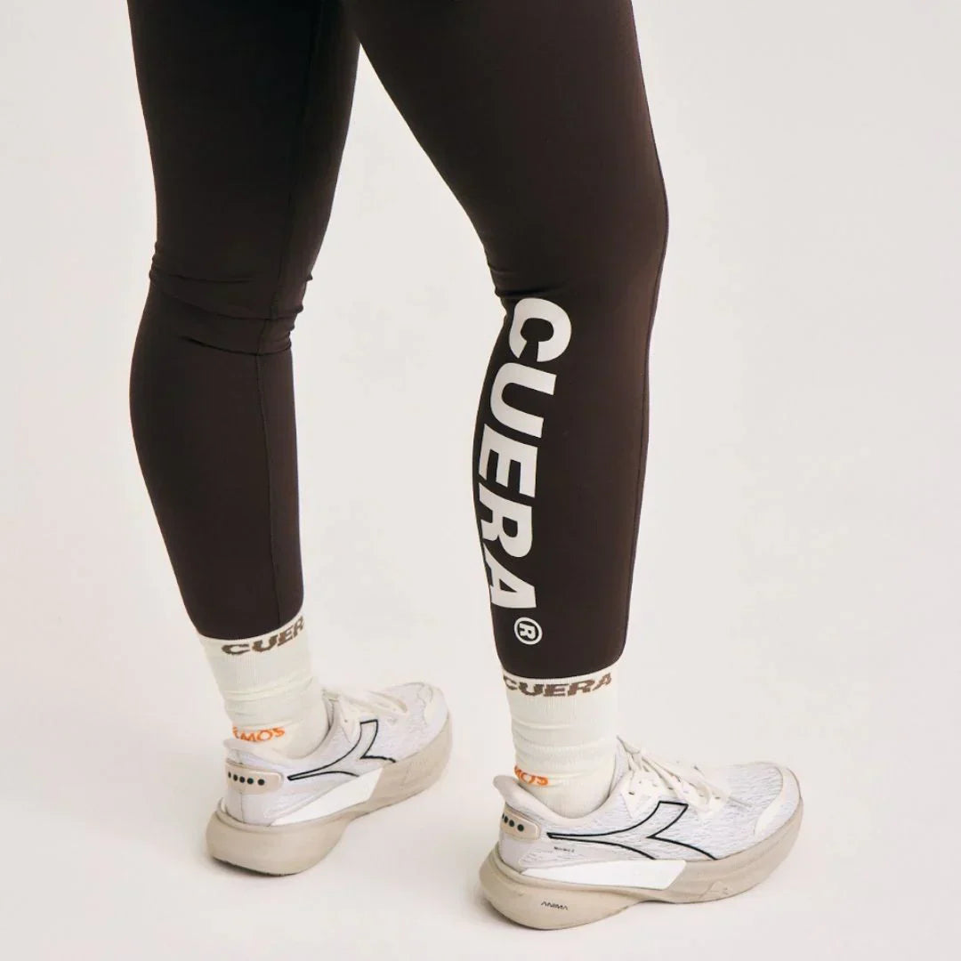 Cuera Active Logo Tights Long (Dark Brown)