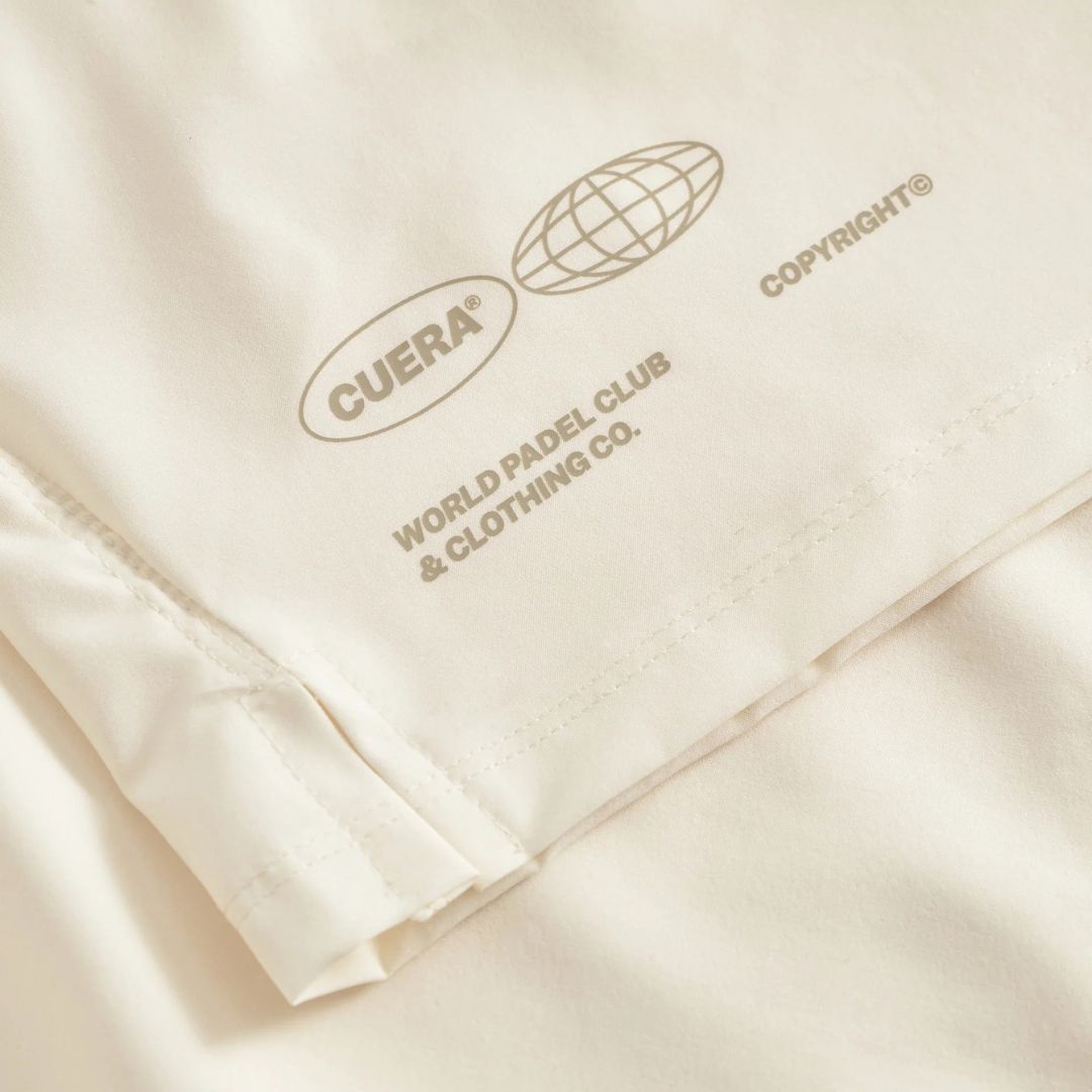 Short Cuera Active Globe (blanc cassé)