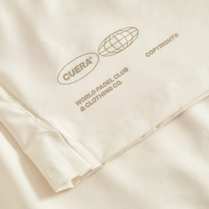 Short Cuera Active Globe (blanc cassé)