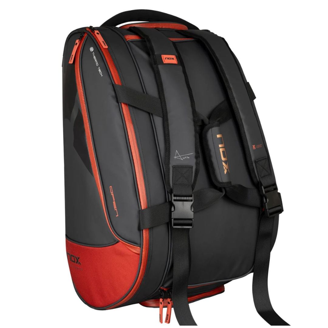 Sac de Padel Nox Luxury Open Series (Noir/Rouge) padellife