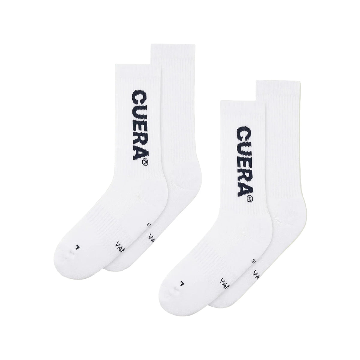 Chaussettes de padel Cuera (blanc/bleu marine)