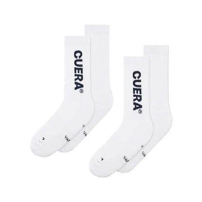 Chaussettes de padel Cuera (blanc/bleu marine)