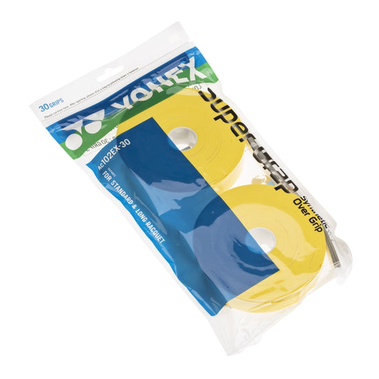 Surgrip Yonex Wet Super Grap (lot de 30, jaune)