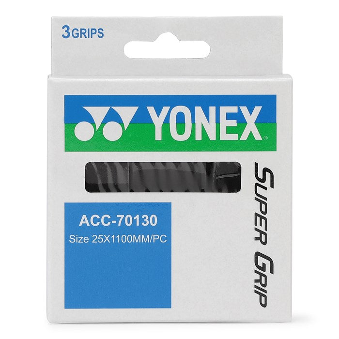 Grip Yonex Super (Lot de 3, Noir)