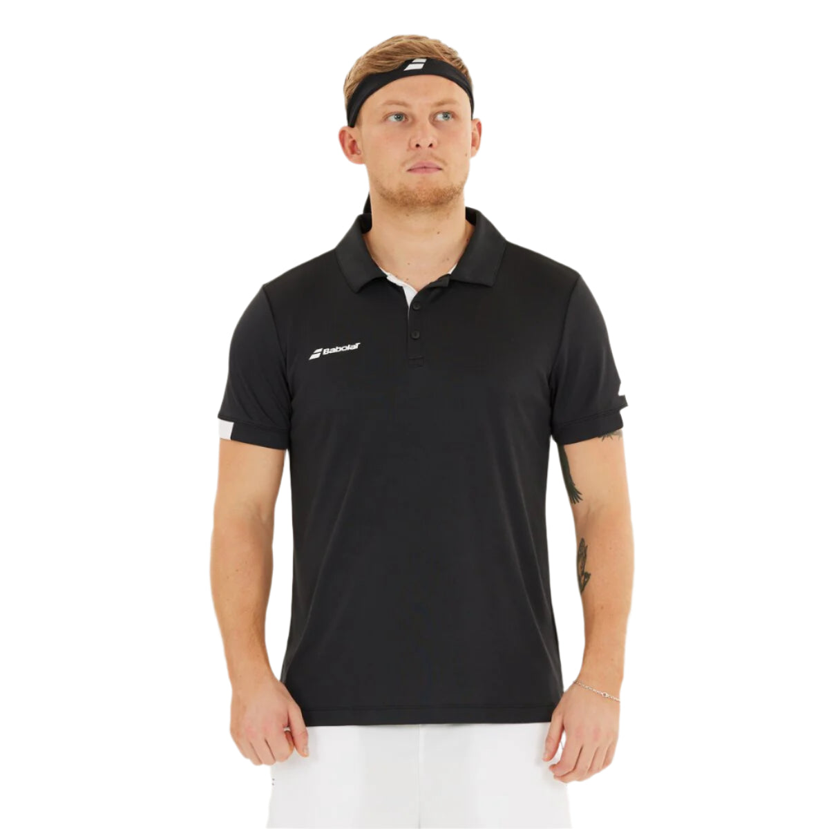 Polo Babolat Play (Homme, noir) 