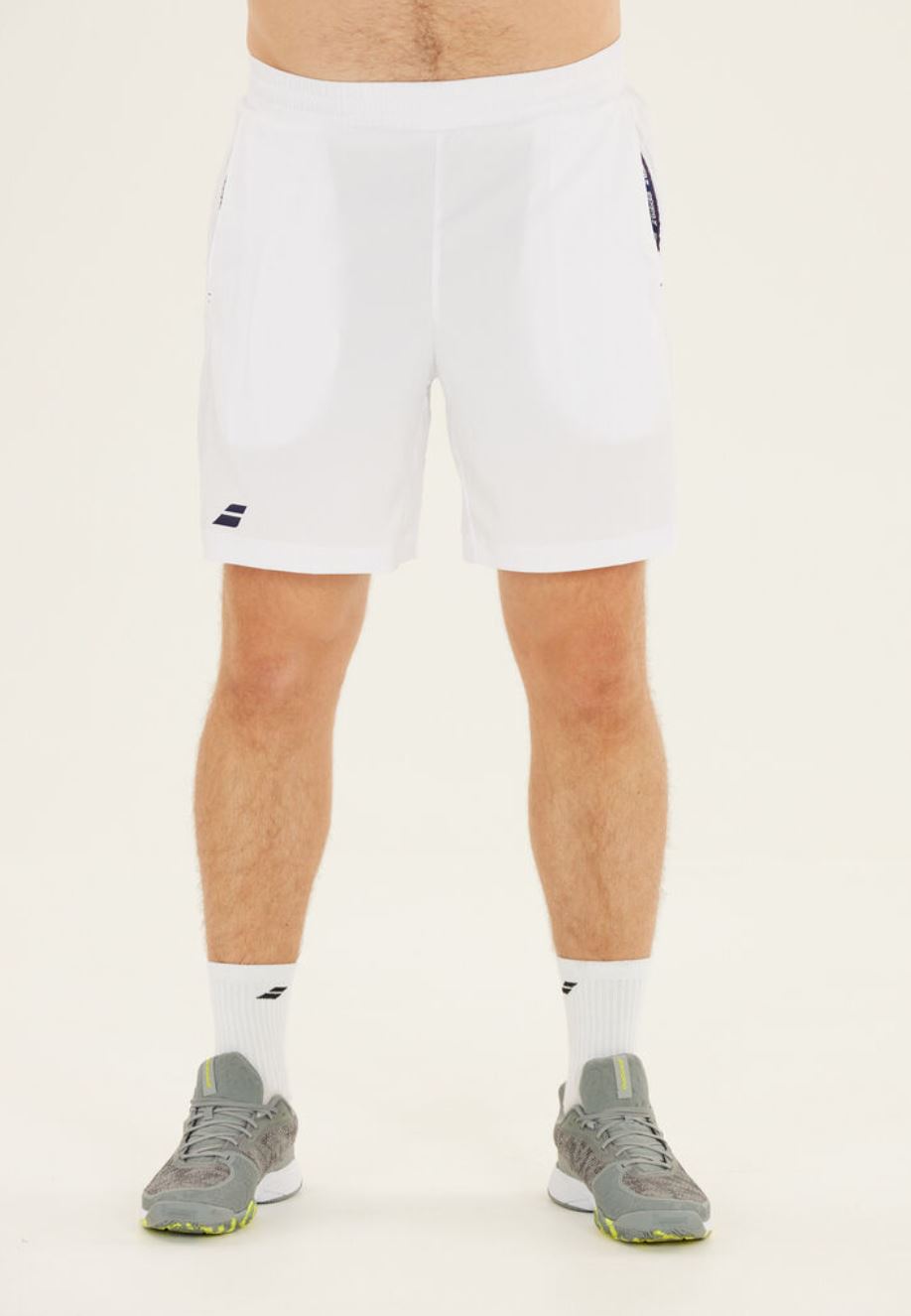 Short Babolat Play (Hommes, Blanc)