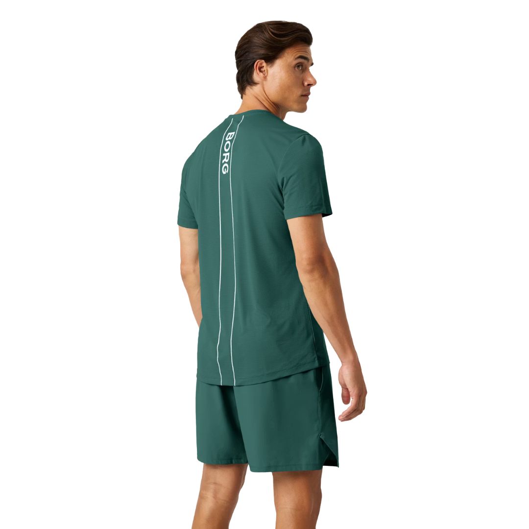 T-shirt Björn Borg Ace Light (Mallard Green) - Padellife.fr