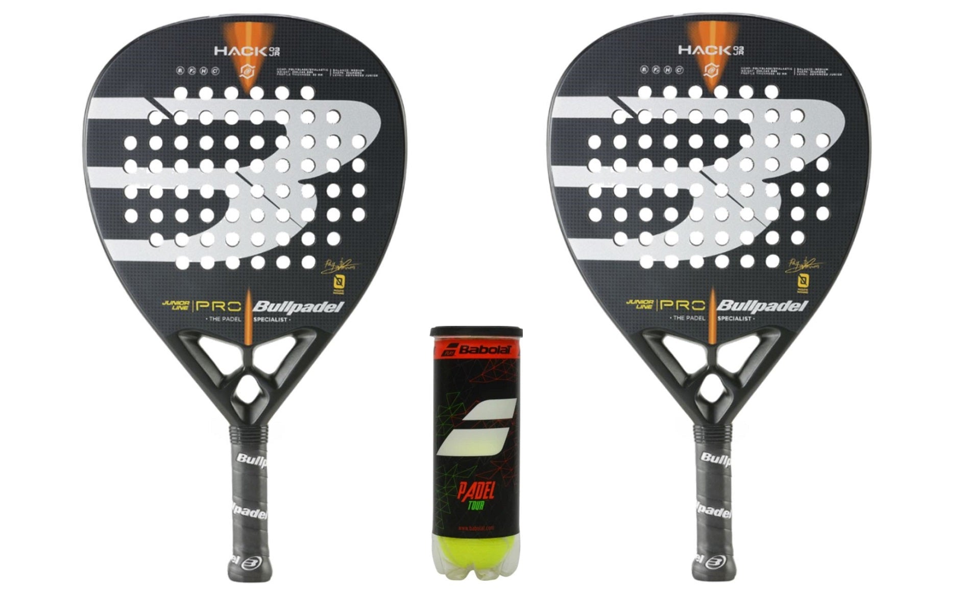 Lot pour les juniors (Bullpadel Hack Jr.)