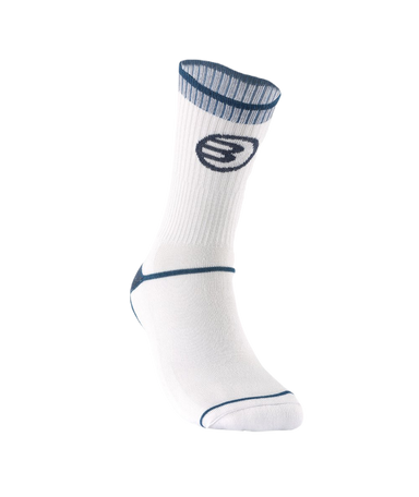 Chaussettes Bullpadel Technical (lot de 1 paire, blanc/bleu) - Padellife.fr