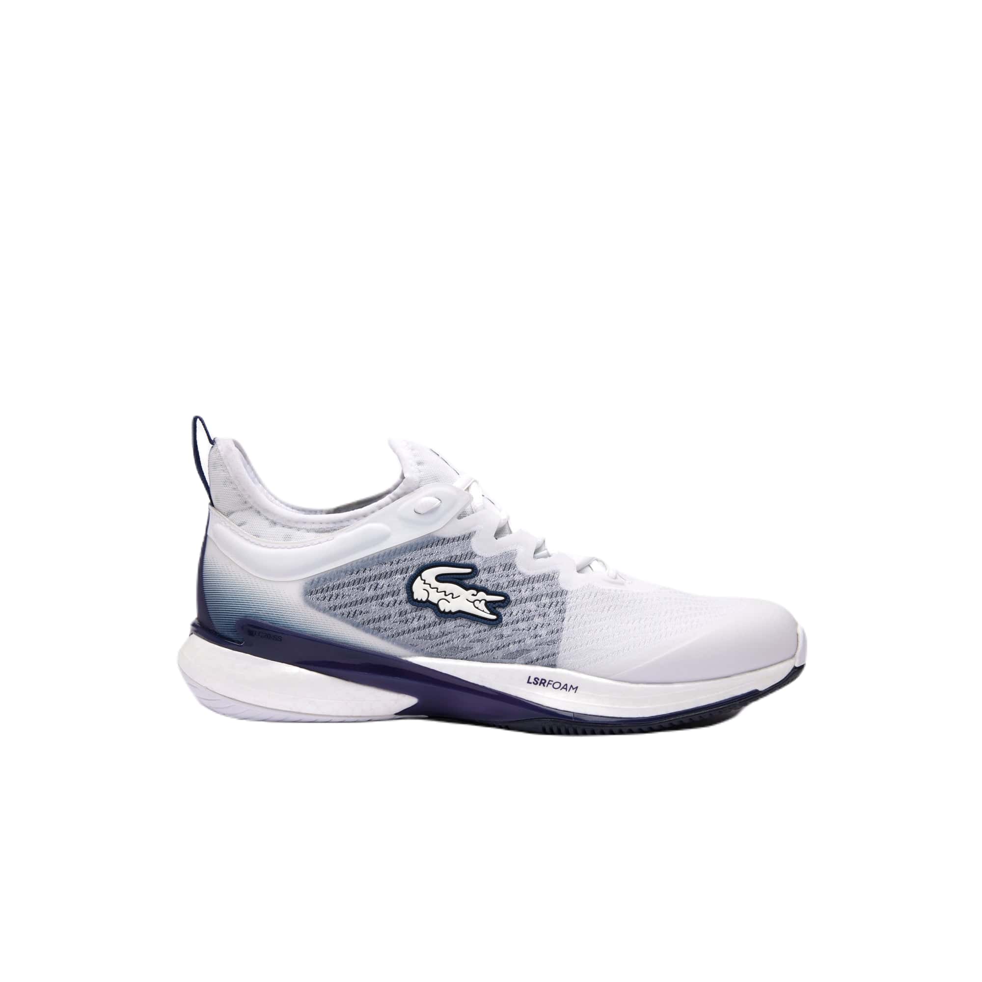 Chaussures Lacoste AG-LT23 Lite Textile (Blanc/Bleu marine) - Padellife.fr