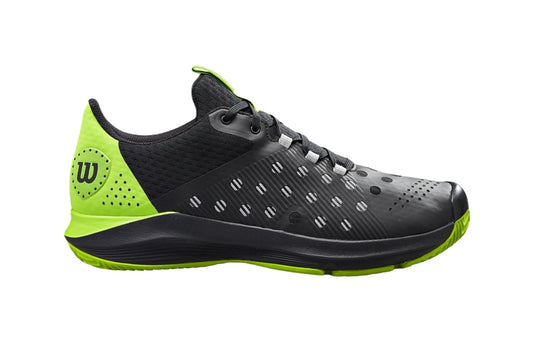 Chaussures de padel Wilson Hurakn (Noir/Vert jasmin) - Padellife.fr