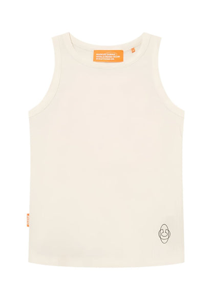 Débardeur Cuera Active Rib (blanc cassé)