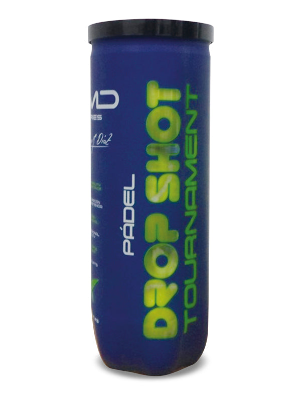 Balles de Padel Drop Shot Tournament (tube de 3 balles)