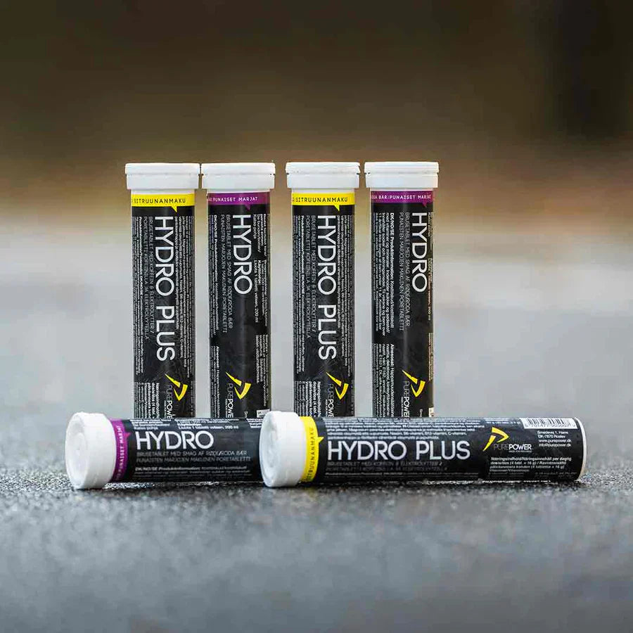 PurePower HydroTabs Electrolytes – Saveur de Baies Rouges (1 tube avec 20 comprimés)