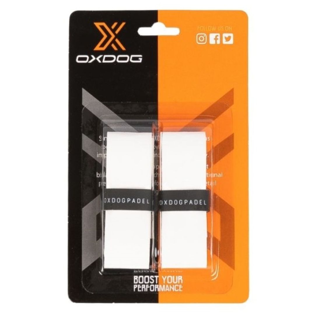 Oxdog Supertech Overgrips (lot de 2, blanc) padellife