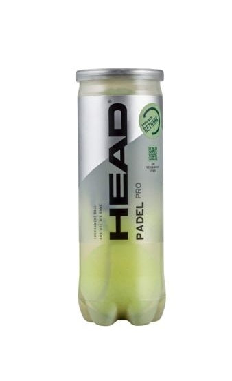 Balles de Padel Head Padel Pro (tube de 3 balles)