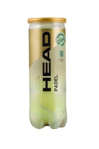 Balles de Padel Head Padel Pro S (tube de 3 balles)