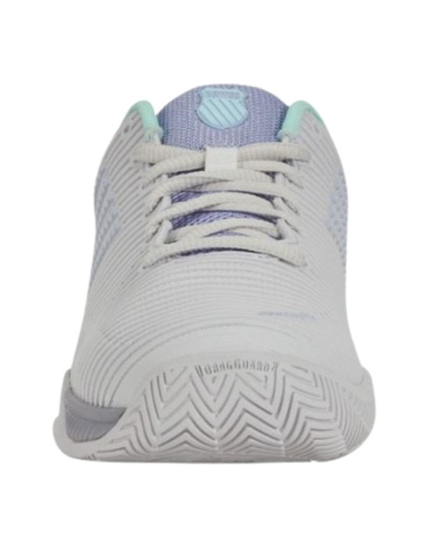 Chaussures K-Swiss Hypercourt Express 2 Women (Nimbus Cloud/Lilac Gray/Neon Purple)