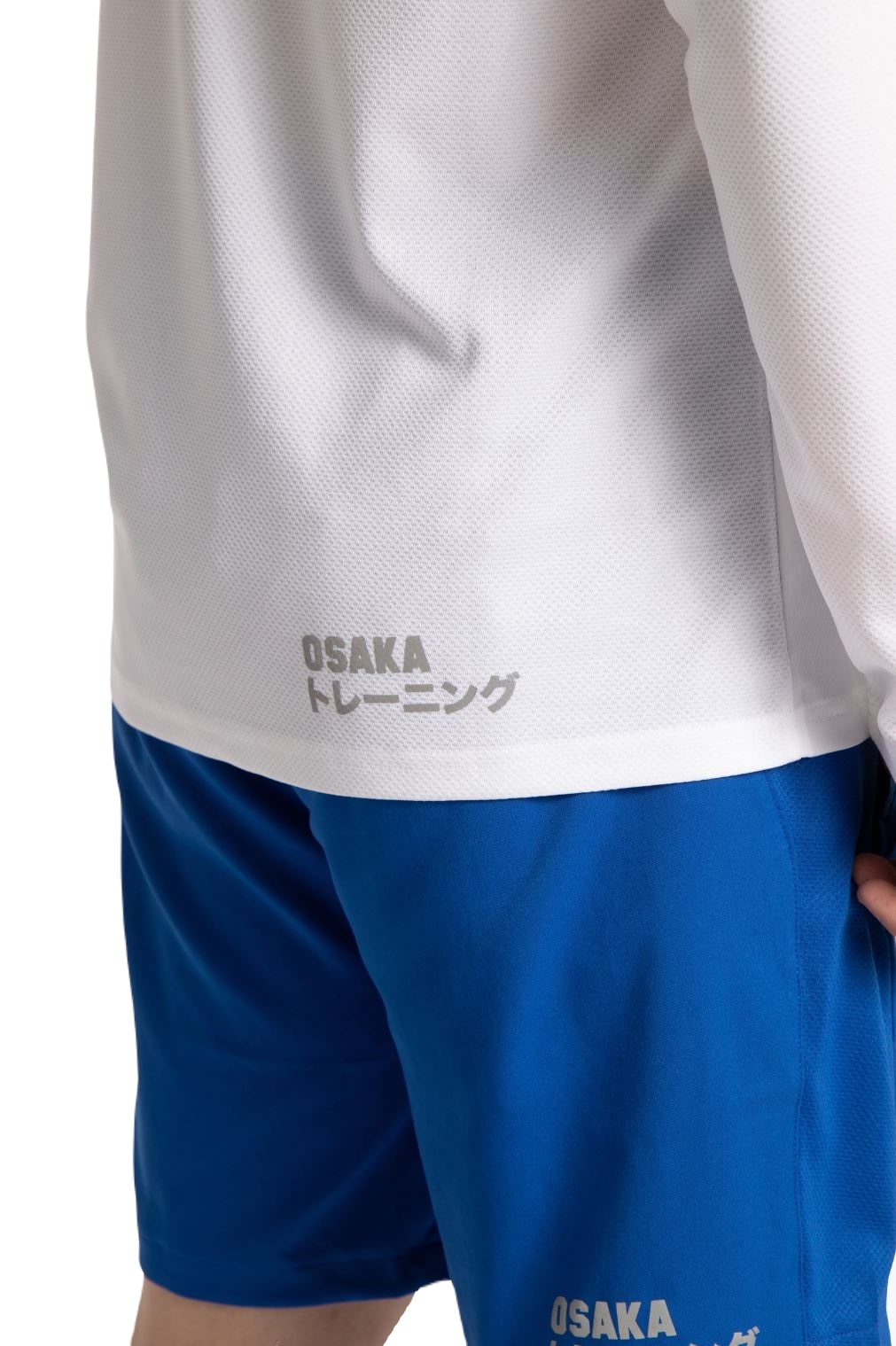 T-shirt d'entraînement à manches longues pour Hommes Osaka (Blanc) - Padellife.fr