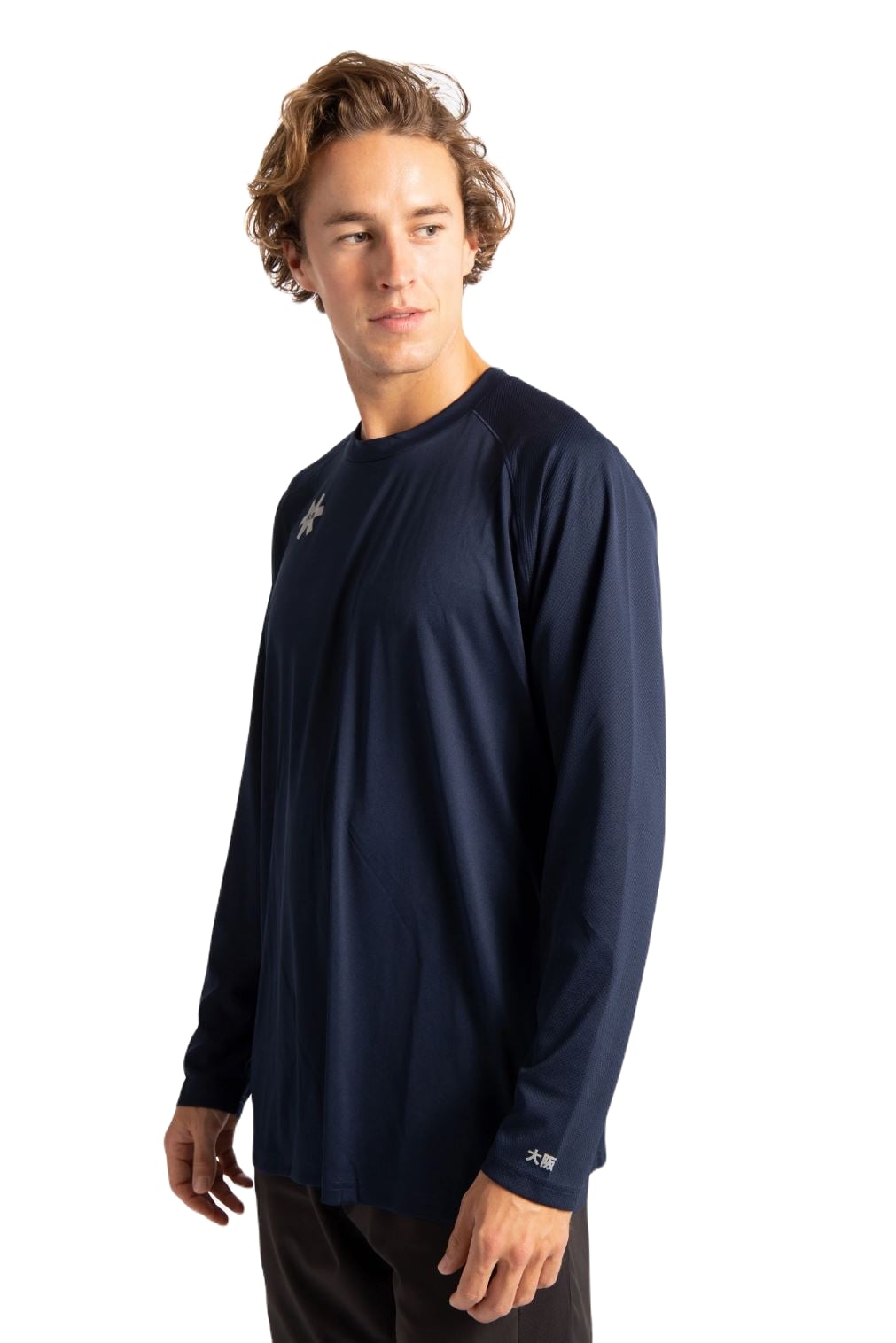 T-shirt d'entraînement à manches longues pour Hommes Osaka (Bleu marine) - Padellife.fr