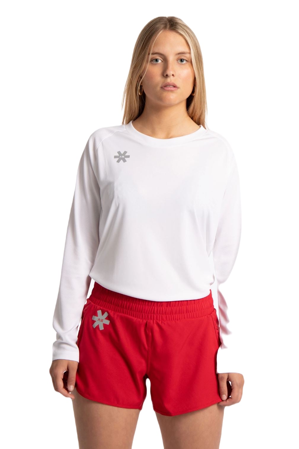 T-shirt d'entraînement à manches longues pour Femmes Osaka (Blanc) - Padellife.fr