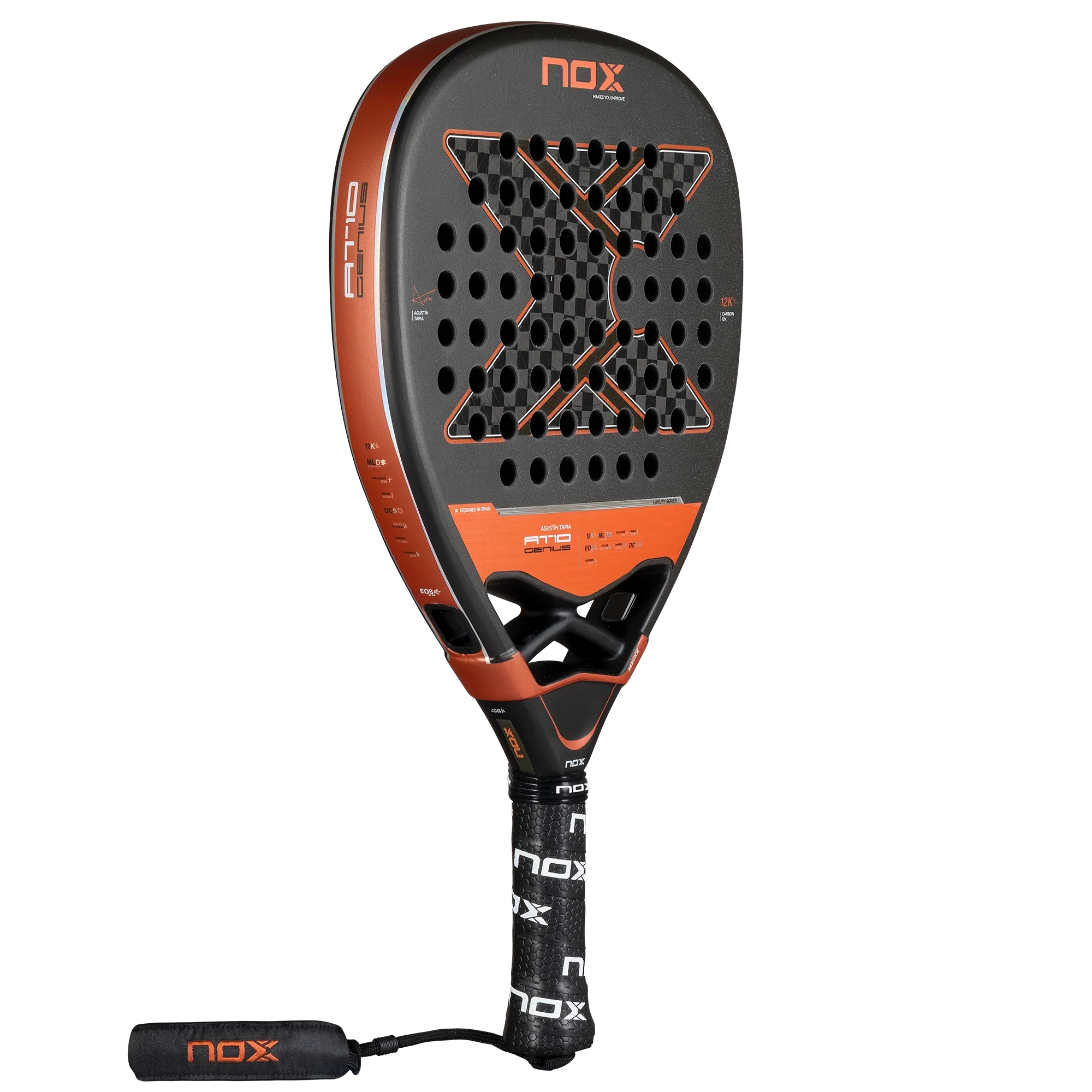 NOX AT10 Genius Attack 12K 2025 Padel bat - Padellife.dk