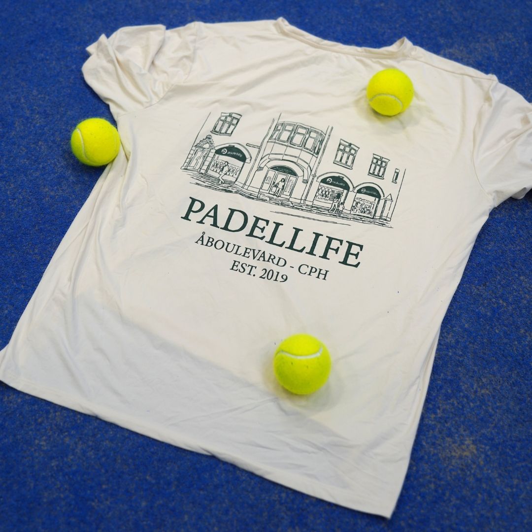 T-shirt Padellife x Cuera Light Weight Limited Edition (blanc cassé/kaki)