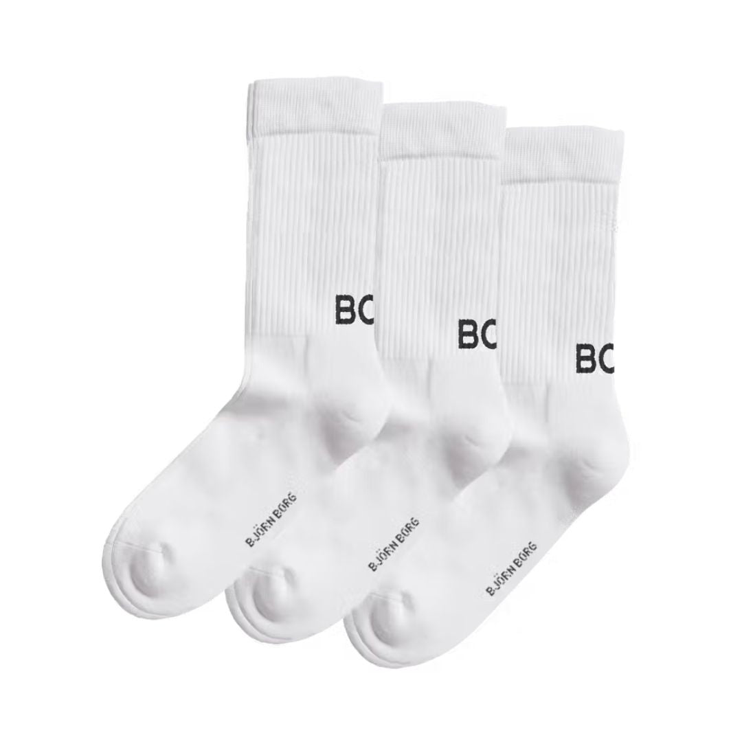 Chaussettes Björn Borg Core Crew Polyamide (lot de 3, White)