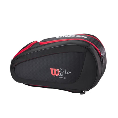Wilson Bela V3 Padel Racket Bag (Black/Red) 
