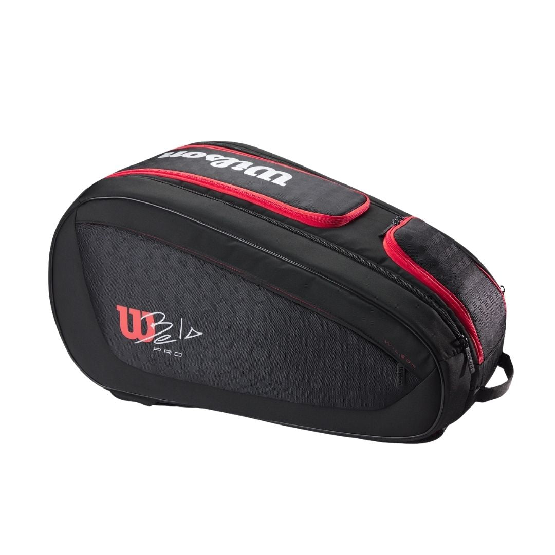 Wilson Bela V3 Padel Racket Bag (Black/Red) 