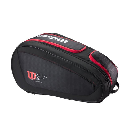 Wilson Bela V3 Padel Racket Bag (Black/Red) 