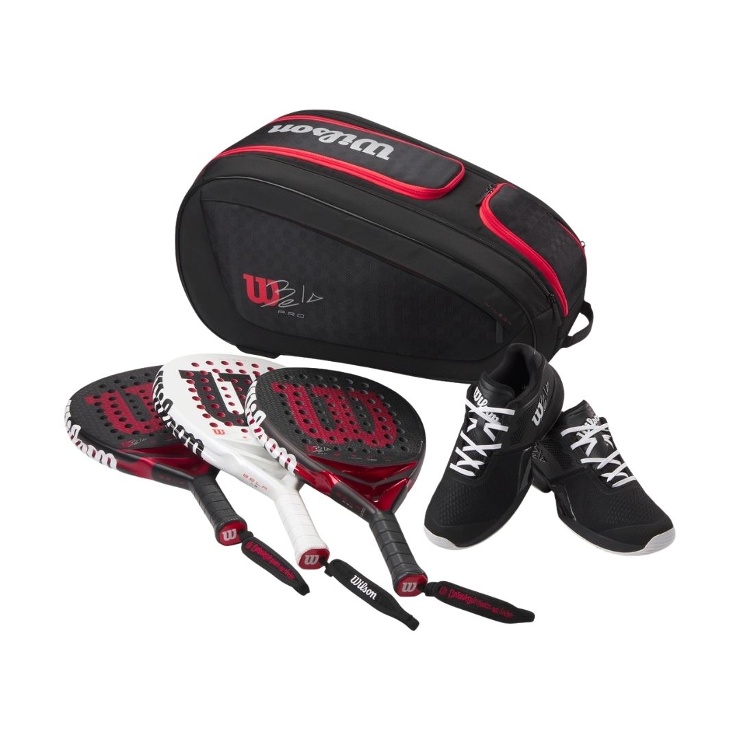 Wilson Bela V3 Padel Racket Bag (Black/Red) 
