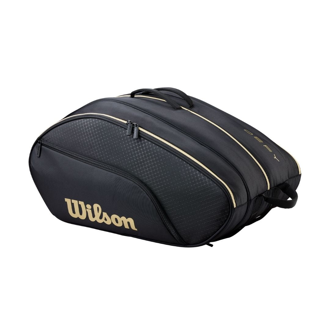 Wilson Defy V1 Padel Racket Bag (Black/Gold)