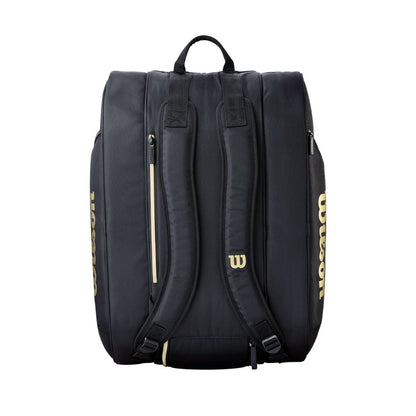 Wilson Defy V1 Padel Racket Bag (Black/Gold)