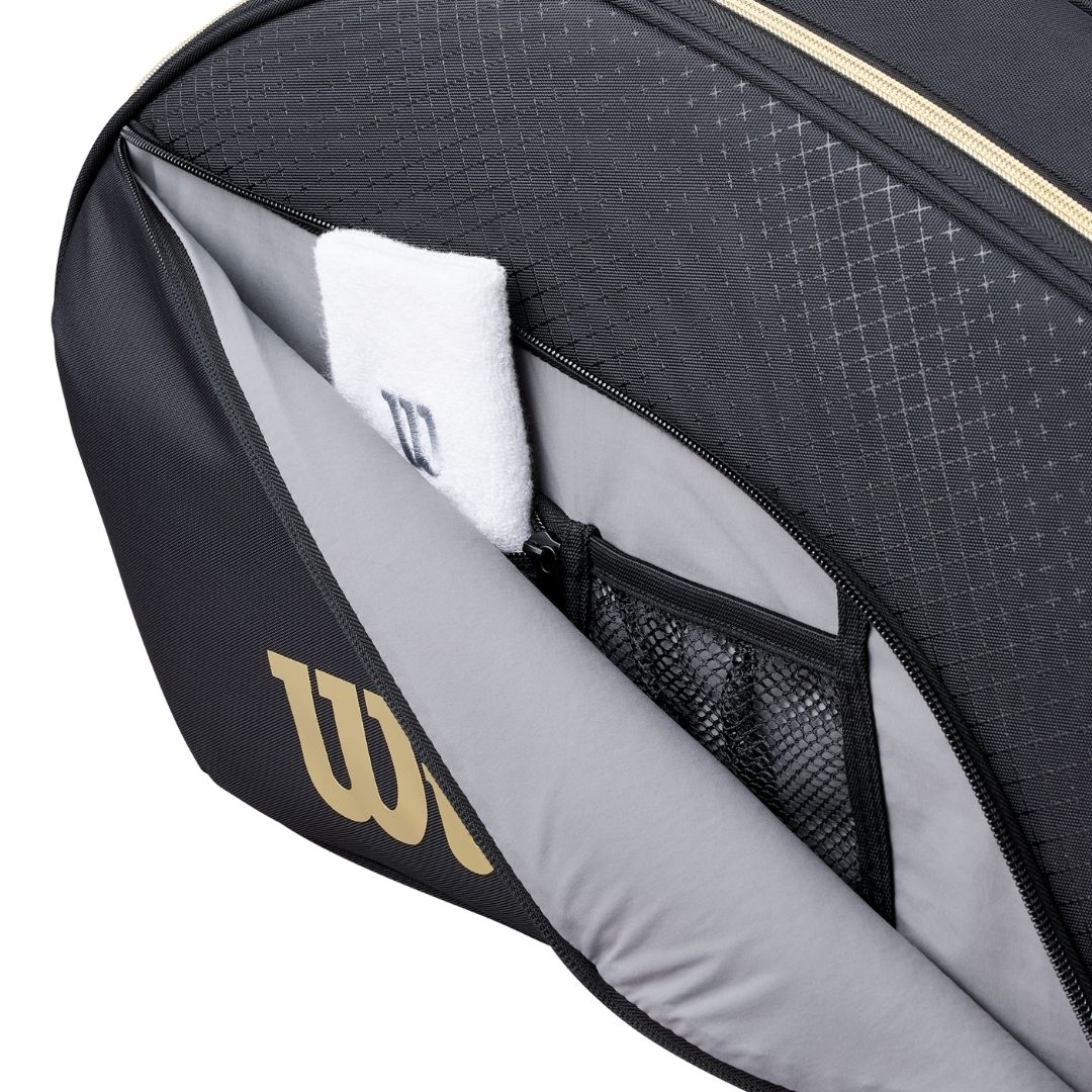 Wilson Defy V1 Padel Racket Bag (Black/Gold)