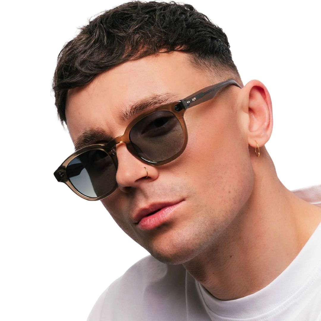Lunettes de soleil MessyWeekend Bille (vert bouteille)
