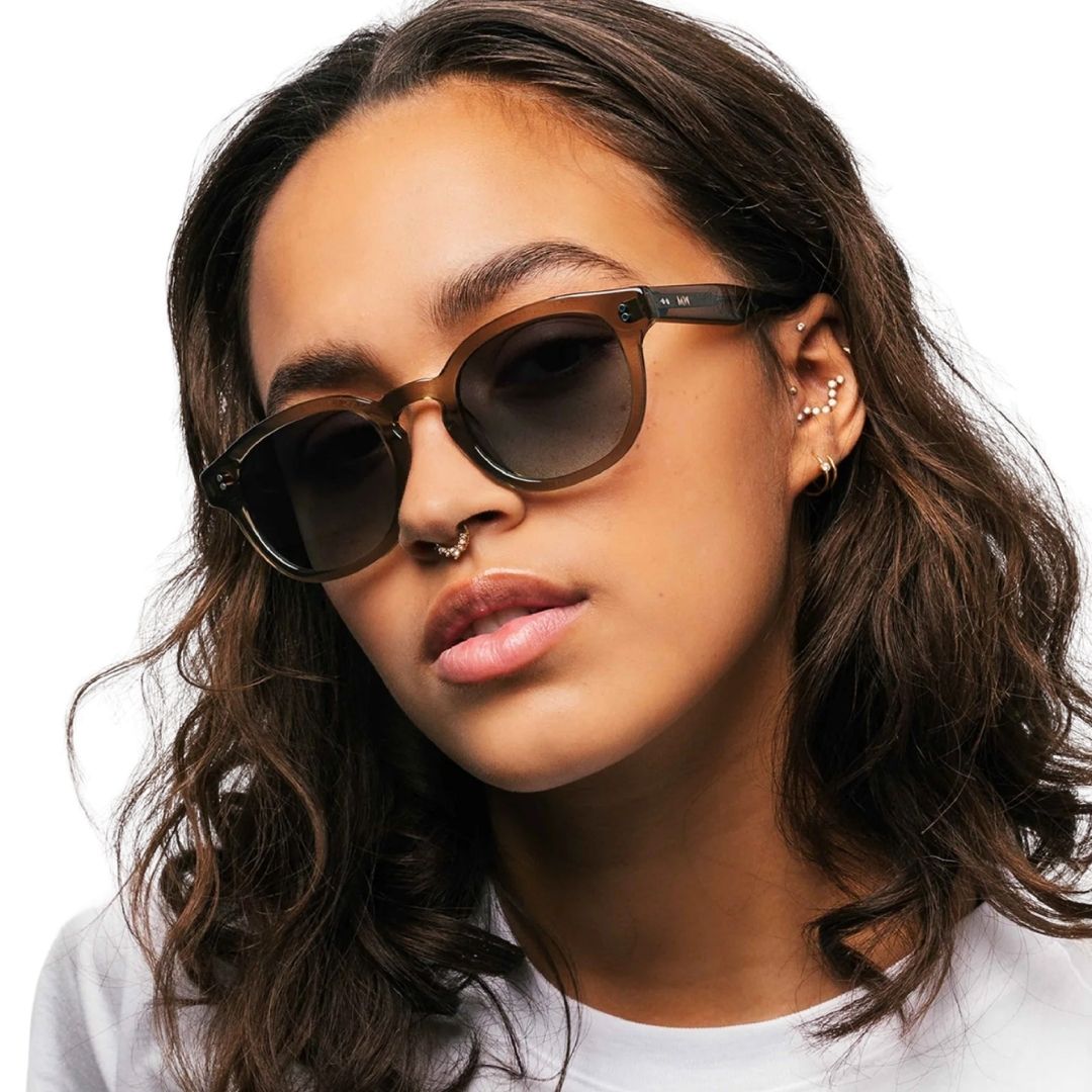 Lunettes de soleil MessyWeekend Bille (vert bouteille)