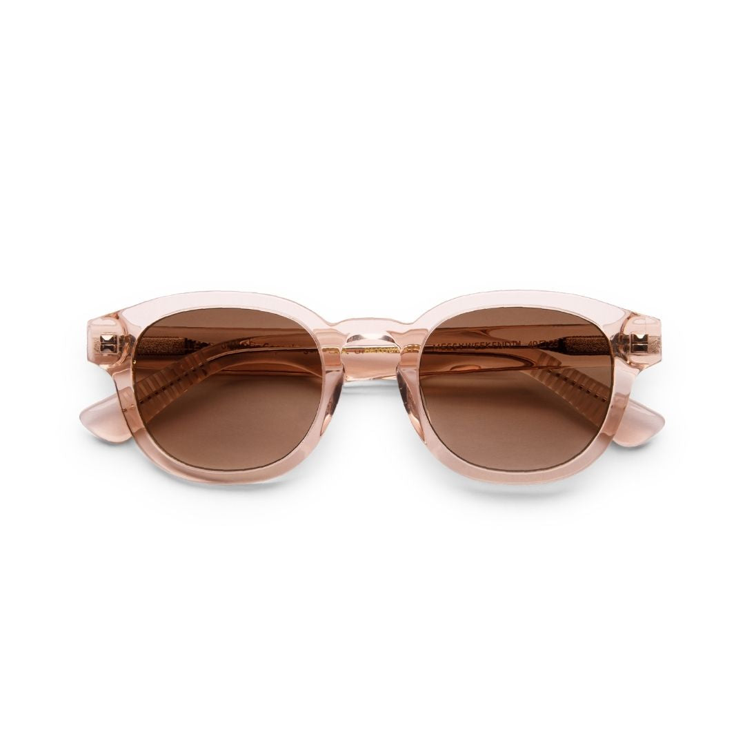 Lunettes de soleil MessyWeekend Bille (pêche/dégradé brun)