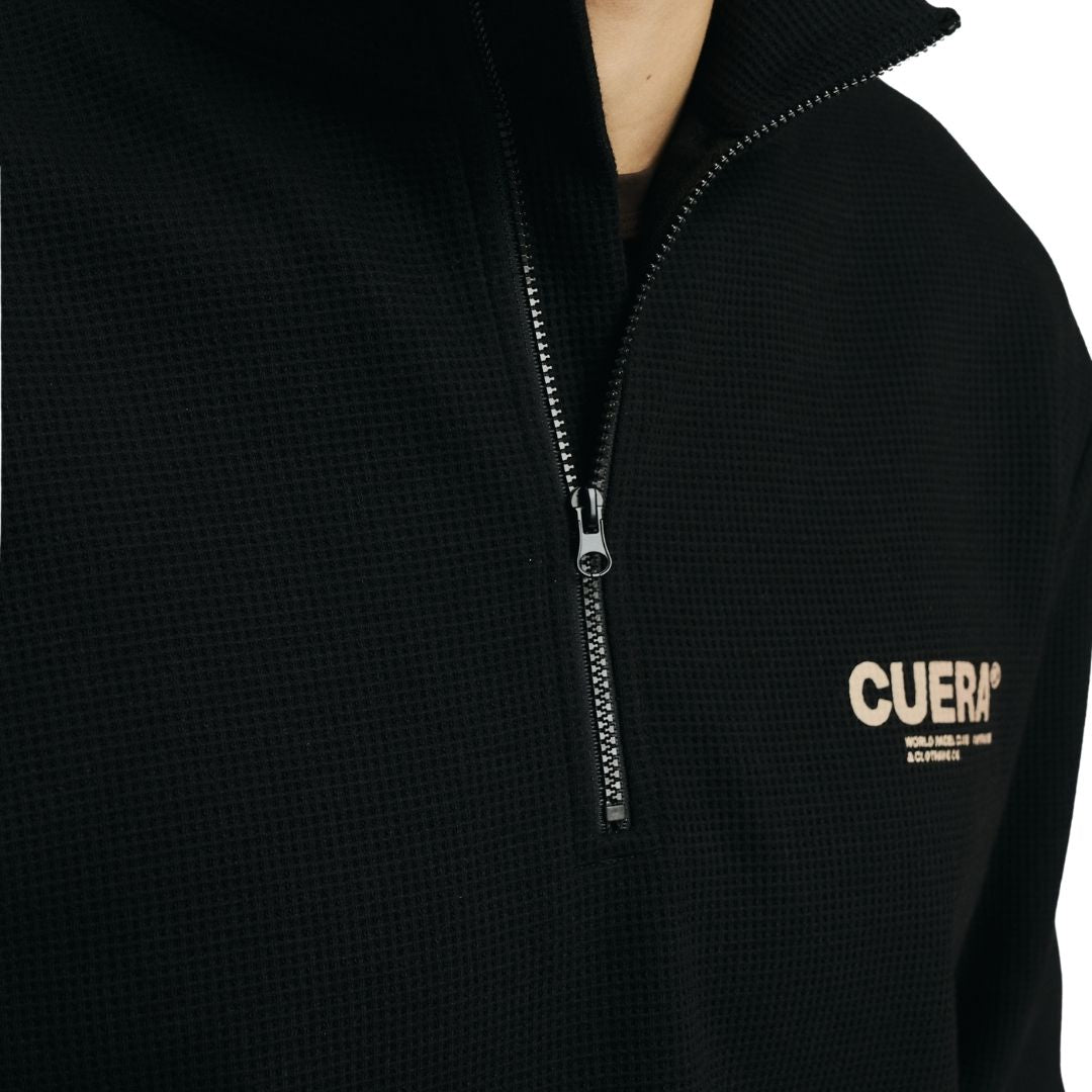 Sweat half zip Cuera Active Structure (noir)