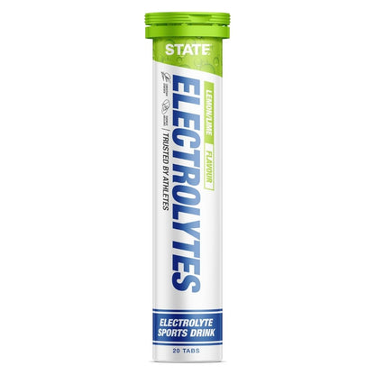 State Elektrolytter Lemon/Lime smag (1 rør med 20 tabletter)