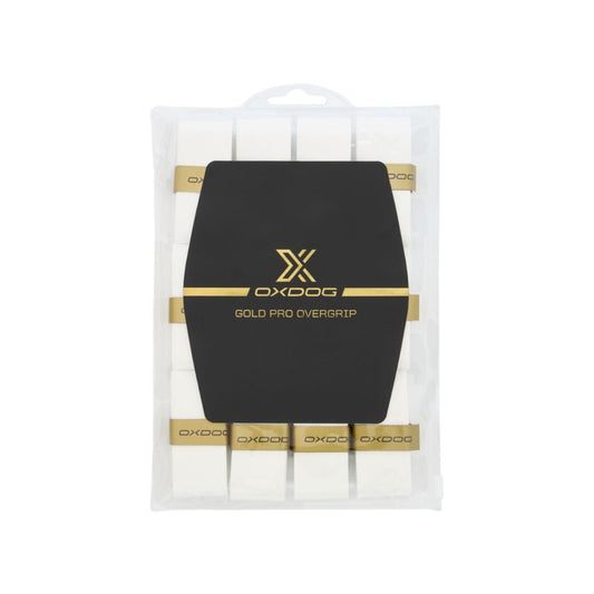 Oxdog Gold Pro Overgrips 12 pack White
